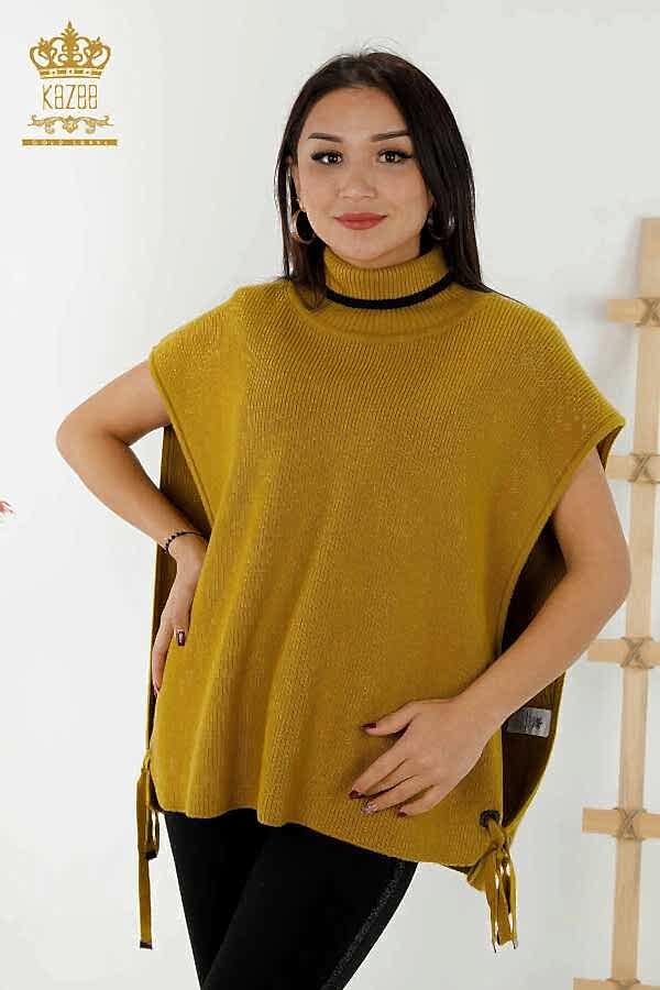 Reel Tekstil - 14GG Corespun Üretilen Triko Balıkçı Yaka Kadın Giyim - 30229 | Reel Tekstil