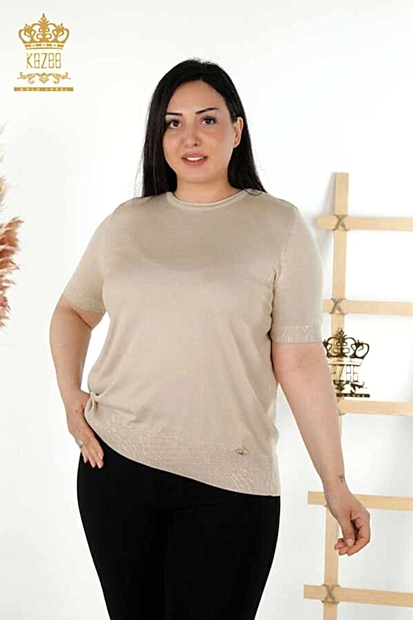 Reel Tekstil - 14GG Üretilen Viskon Elit Triko Amerikan Model Kadın Giyim - 16271 | Reel Tekstil